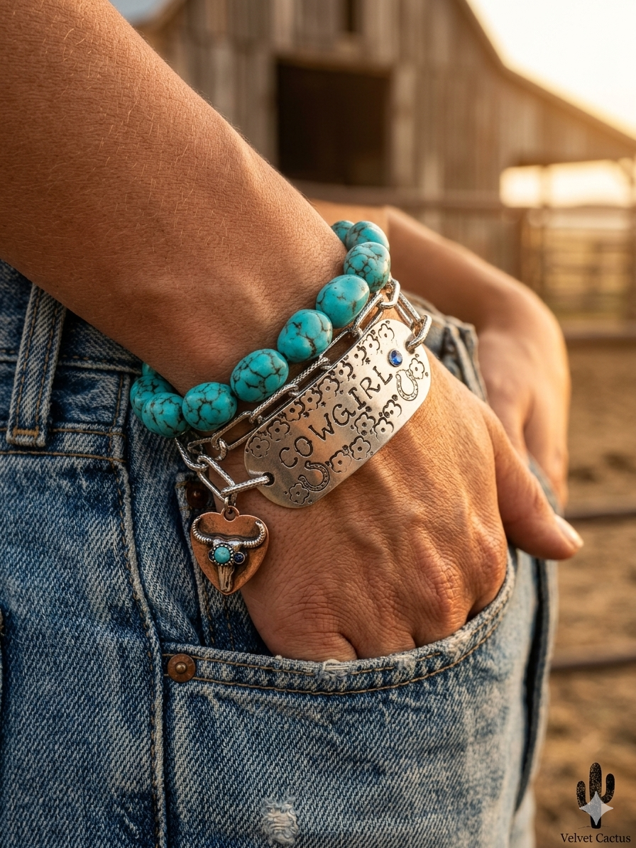 Hand-Stamped Bar Bracelets