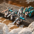 Desert Soul Skull Keychain