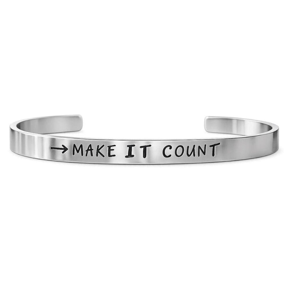 "Make it Count" Artisan Cuff