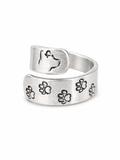 PAWsitive Impact Hand-Stamped Wrap Ring