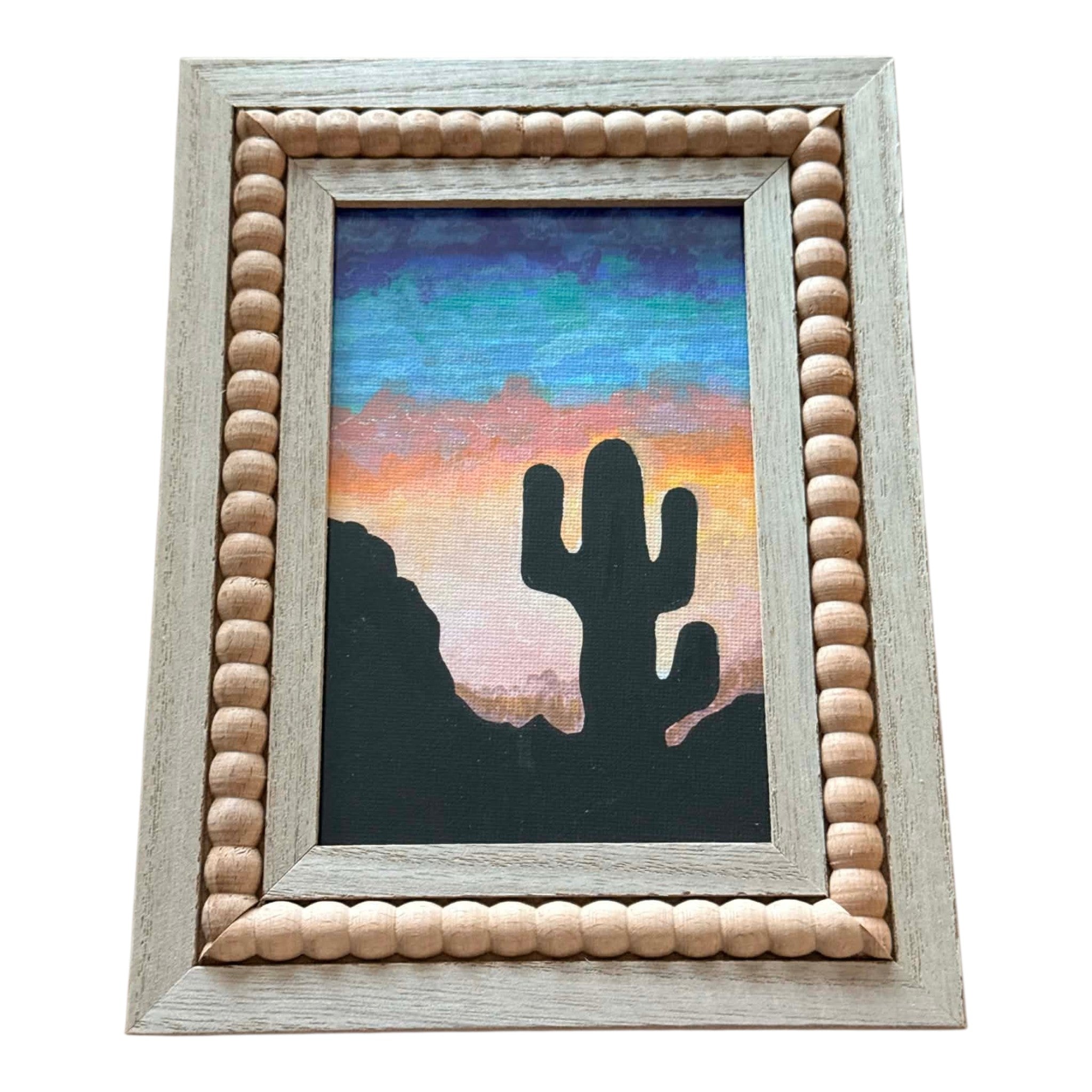 "Desert Twilight" Original Framed Miniature Painting