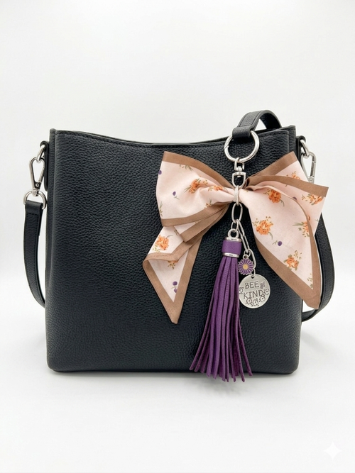 "BEE-KIND" Hand-Crafted Purse Charm
