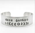 "Moon Child" Hand-Stamped Cuff