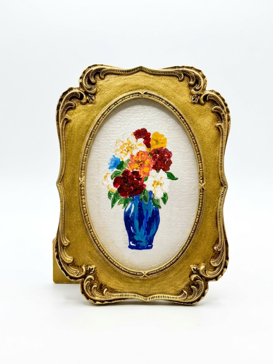 Hand-Painted Original: Floral Radiance
