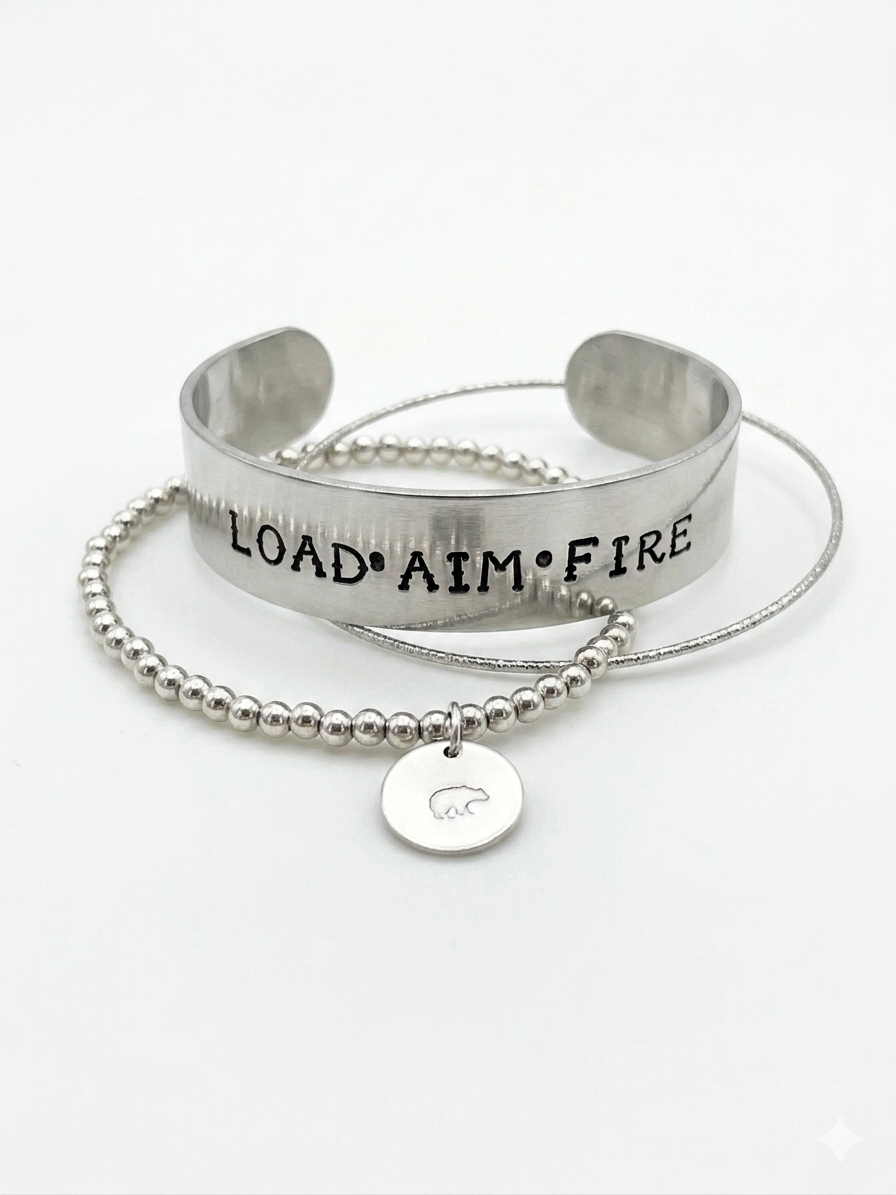 Load, Aim, Fire Bracelet Stack