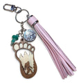 Sasquatch Souvenir Charm Keychain- Pink