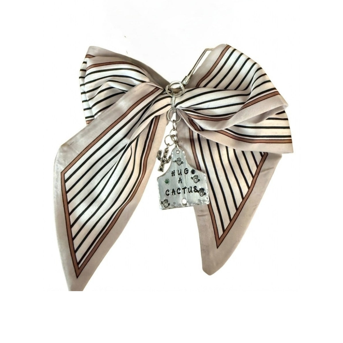 "Hug a Cactus" Hand-Crafted Purse charm