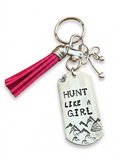 "Eat, Sleep, Hunt" Tassel Keychain