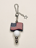 Old Glory Tumbler Charm