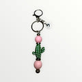 Hand-Crafted Cactus Charm Keychains