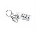 Jeep Life Handstamped Keychain