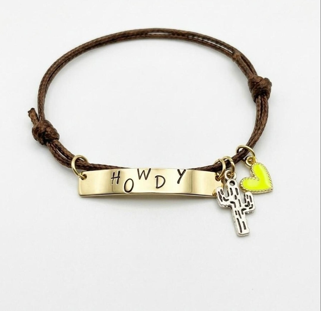 Custom Hand-Stamped Cord Bracelets | You Choose Your Vibe