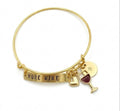 More Wine Handcrafted Charm Bangle