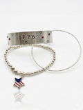 1776 Independence Layered Bracelet Stack