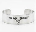 "Wild Heart" Hand-Stamped Cuff