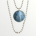 Hand-Stamped Sterling Silver Celestial Pendant Necklaces