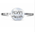 "ROAM" Hand-Stamped Cuff
