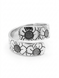 Sunflower Field Wrap Ring