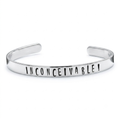 Hand-Stamped "Inconceivable!" Aluminum Cuff Bracelet