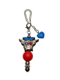 Patriotic Highland Cow Tumbler Charm