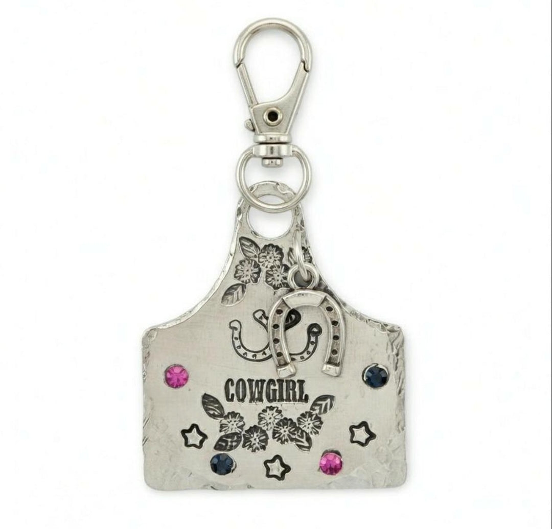 Desert Dreamer Cowgirl Keychain