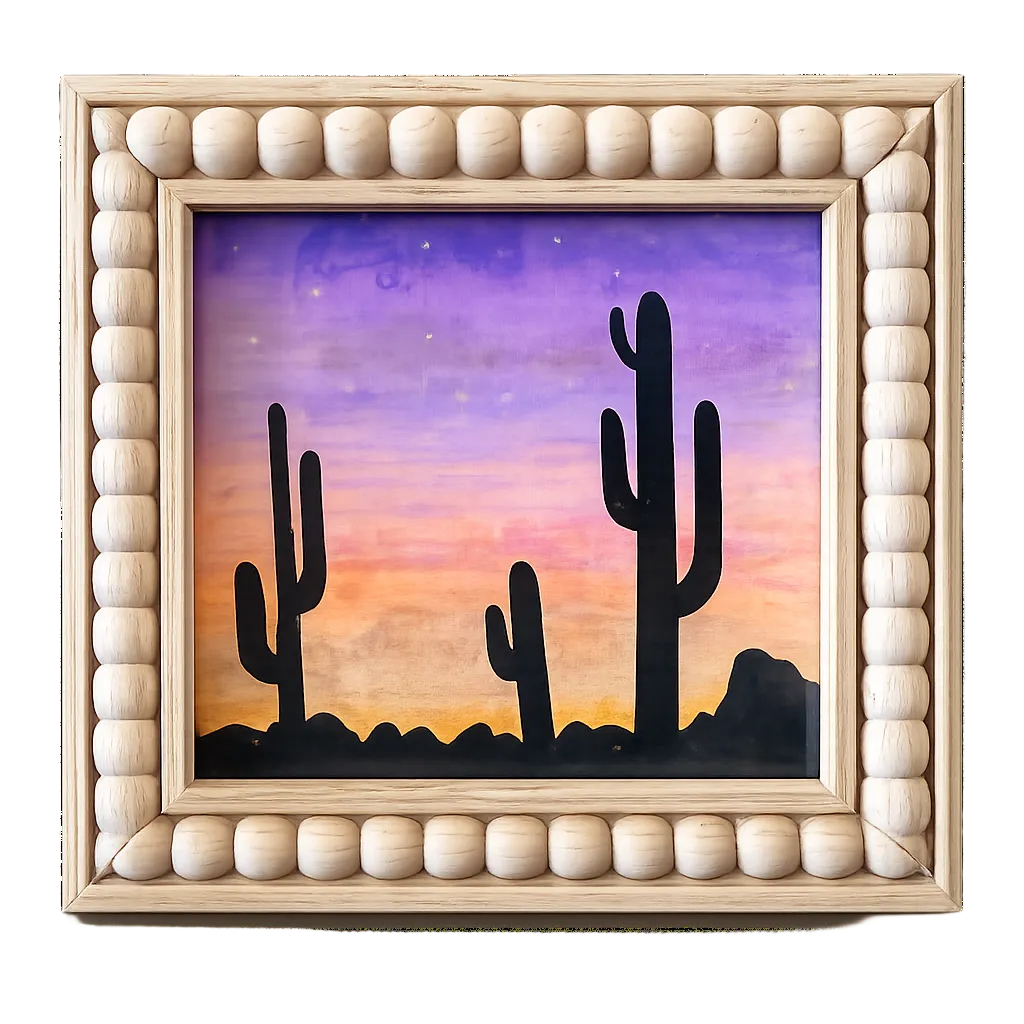 Sky | Original Framed Acrylic Painting | 4" x 4"