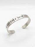 Thicker Than Water Hand-Stamped Cuff