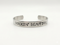 Buckin' Beautiful Hand-Stamped Cuff