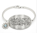 Wildflower Meadow Polished Aluminum Bangle