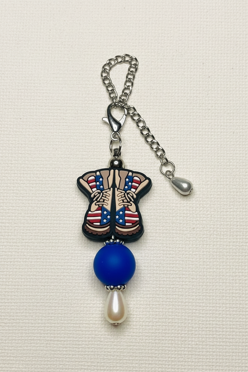 Freedom Boots Tumbler Charm