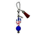 Patriotic "LUCKY" Desert Cactus Tumbler Charm